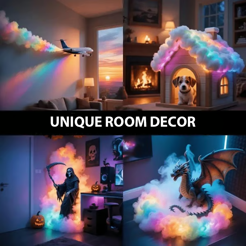 DIY "Thundercloud" lighting with LED and USB power supply🌈☁️