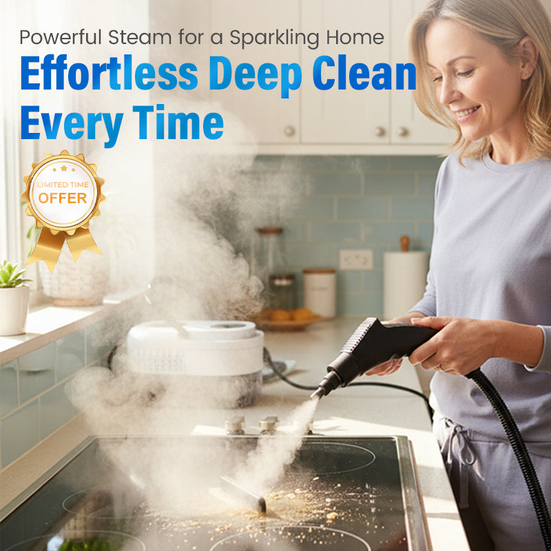 💎 -50% OFF THE MULTI-SURFACE STEAM CLEANER! 💎 105°C High-Pressure Steam, 6 Modes & Chemical-Free ✨