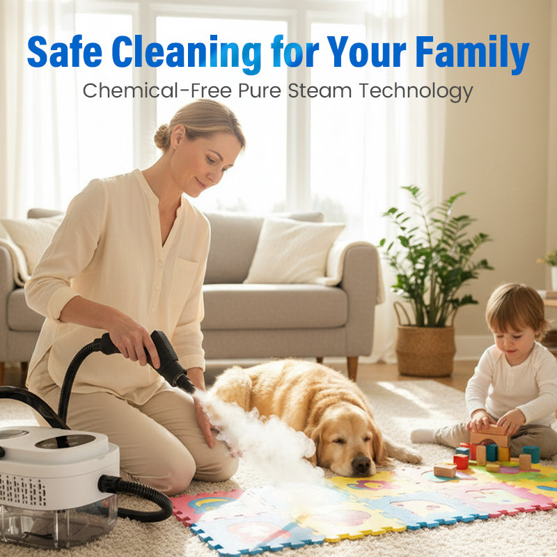 💎 -50% OFF THE MULTI-SURFACE STEAM CLEANER! 💎 105°C High-Pressure Steam, 6 Modes & Chemical-Free ✨