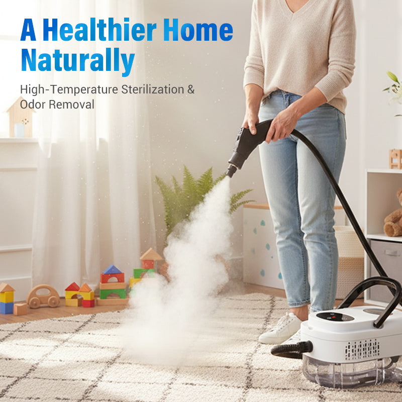 💎 -50% OFF THE MULTI-SURFACE STEAM CLEANER! 💎 105°C High-Pressure Steam, 6 Modes & Chemical-Free ✨