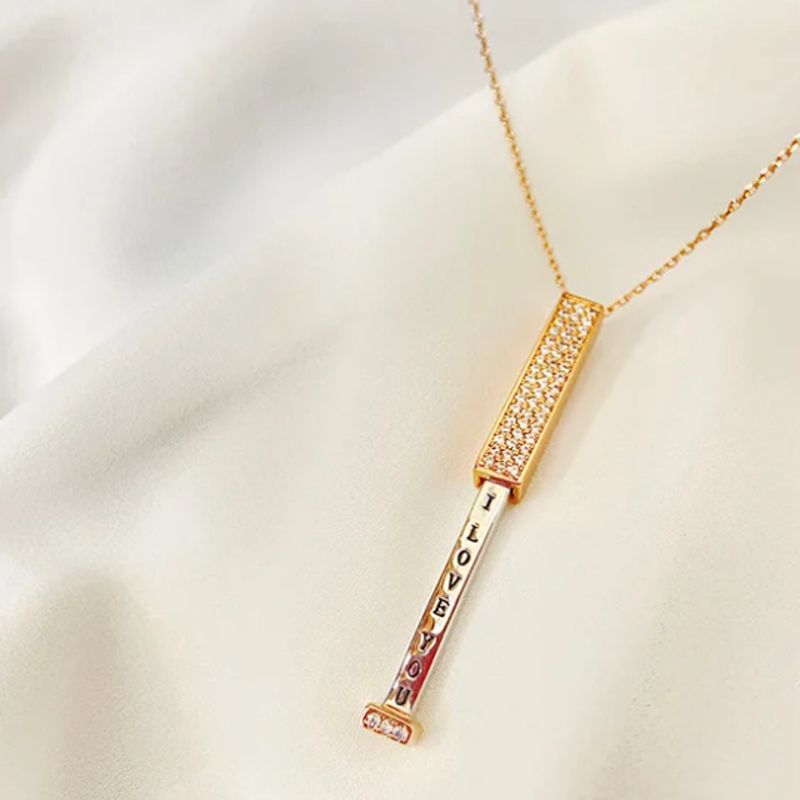 ✨🎅 Christmas offers – For a limited time only! ⏰ A beautiful gift! "I love you" necklace