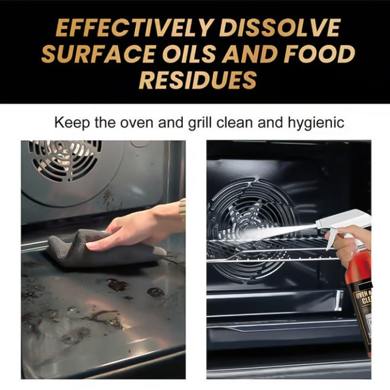 ✨ Oven and grill cleaning spray – dissolves grease in 5 minutes, no scrubbing required, removes odors 🔥