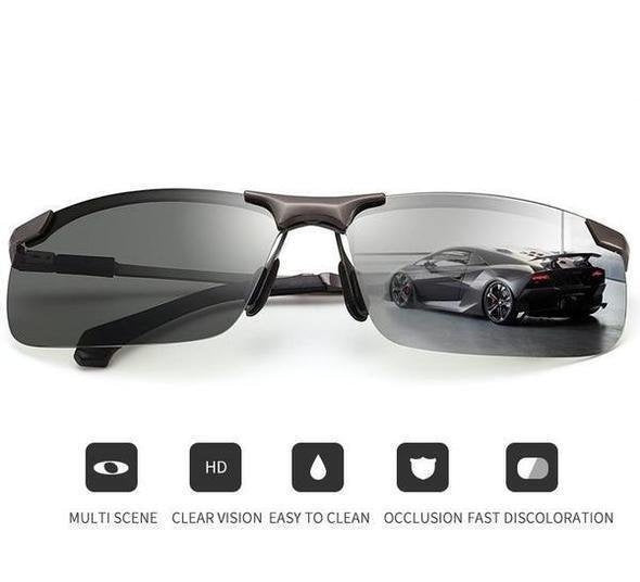 🥳2026 HOT SALE🥳💞50K+ SOLD!🕶️🌦️ Upgraded Photochromic Lenses! Anti-glare polarization meets smart light adaptation. A stylish, intelligent choice for your eyes. 💎😎