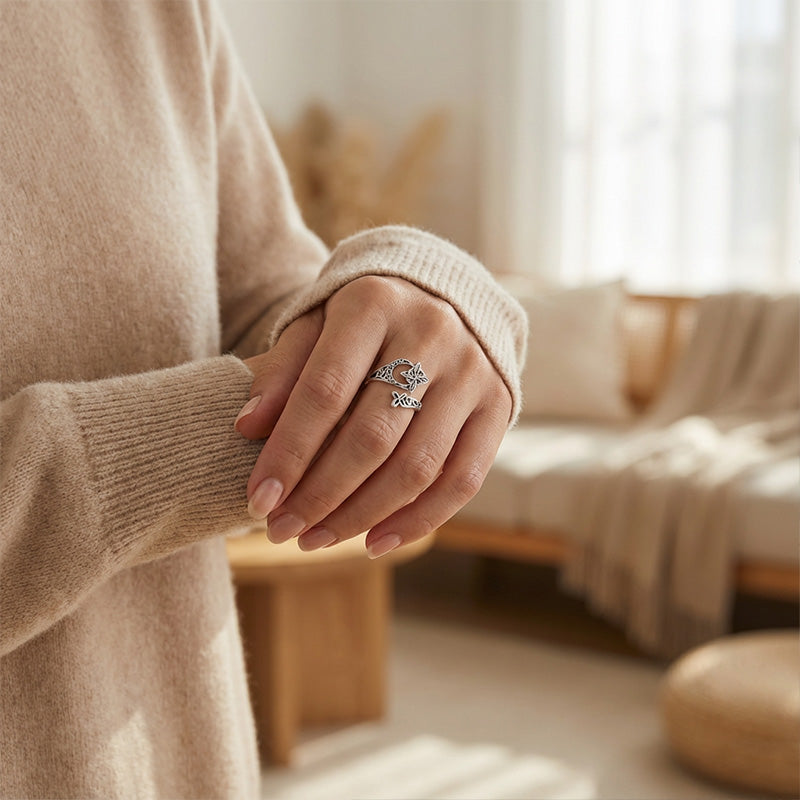 Celtic Trinity Ring – Vintage ring in a mystical style 🔮✨