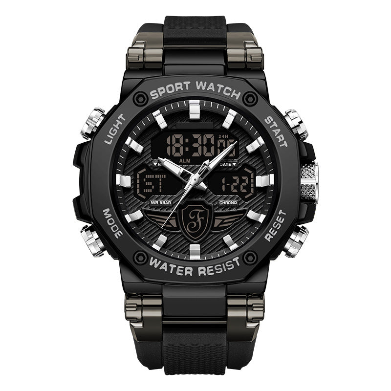 🔥 50% OFF! ⏰ Men's Multifunction Waterproof Luminous Watch – Dual Display, 50M Water Resistance & Glow-in-the-Dark Readability 🌙⌚