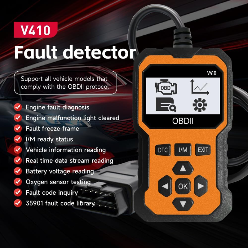 🔧🚗Professional OBD2 Scanner – Full Diagnostics, Clear Codes in 1 Click & Multilingual! 📊💡