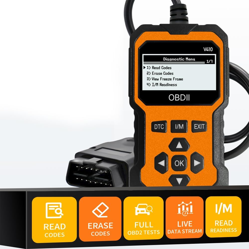 🔧🚗Professional OBD2 Scanner – Full Diagnostics, Clear Codes in 1 Click & Multilingual! 📊💡