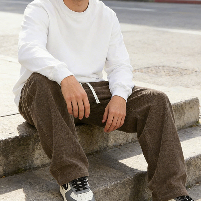 Men's Corduroy Casual Trousers