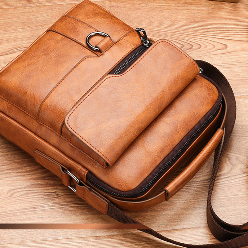 Men's business leisure bag with large capacity