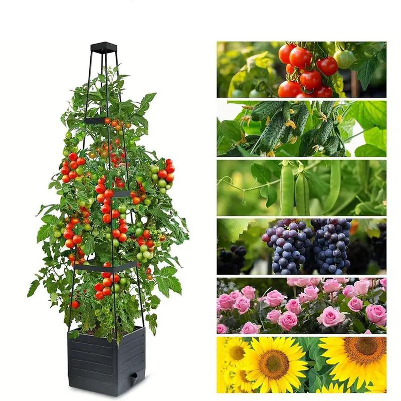⏳Limited time special⏰Raised Planters With Trellis
