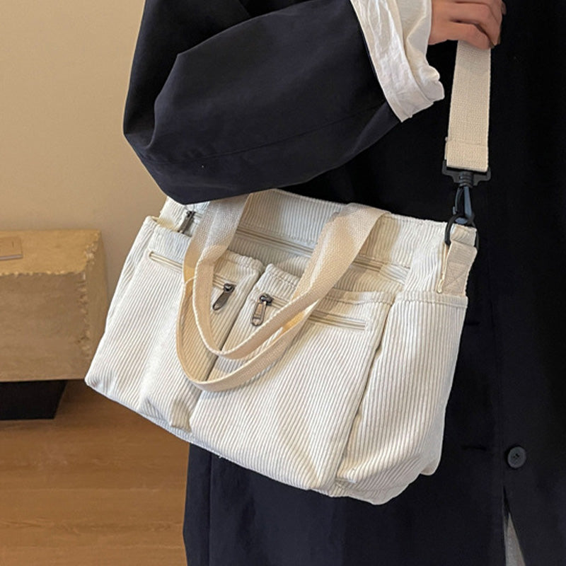 🤎 Elegant vintage-style shoulder bag – solid color, practical & stylish for everyday use
