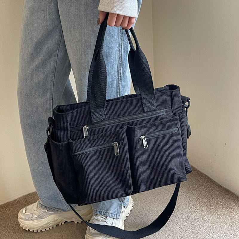 🤎 Elegant vintage-style shoulder bag – solid color, practical & stylish for everyday use