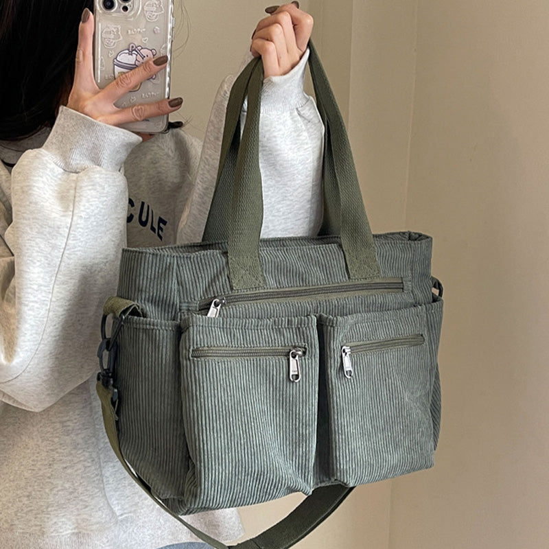 🤎 Elegant vintage-style shoulder bag – solid color, practical & stylish for everyday use