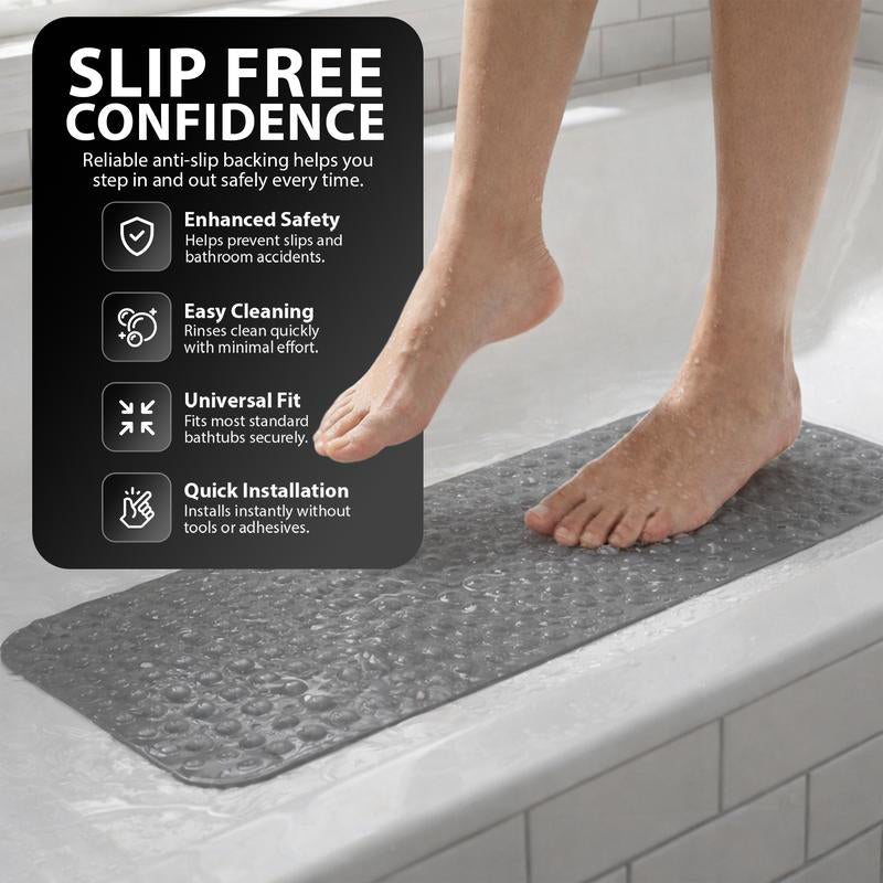 200 Suction Cups with Drainage Holes | Extra-Large Size, Rubber Material | Machine Washable & Durable
