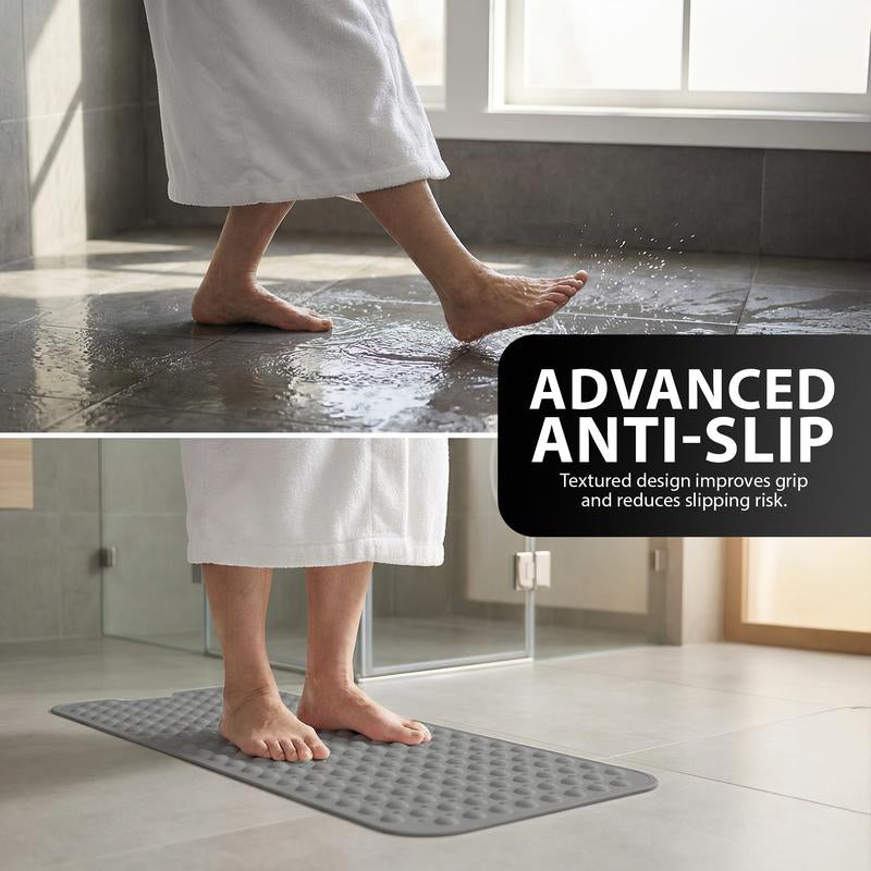 200 Suction Cups with Drainage Holes | Extra-Large Size, Rubber Material | Machine Washable & Durable