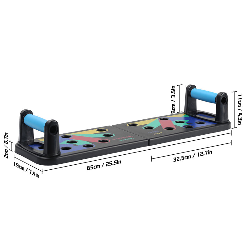 💪 Foldable Multifunctional Push-Up Board – Transform your workout anytime, anywhere! 🏋️‍♂️🔄