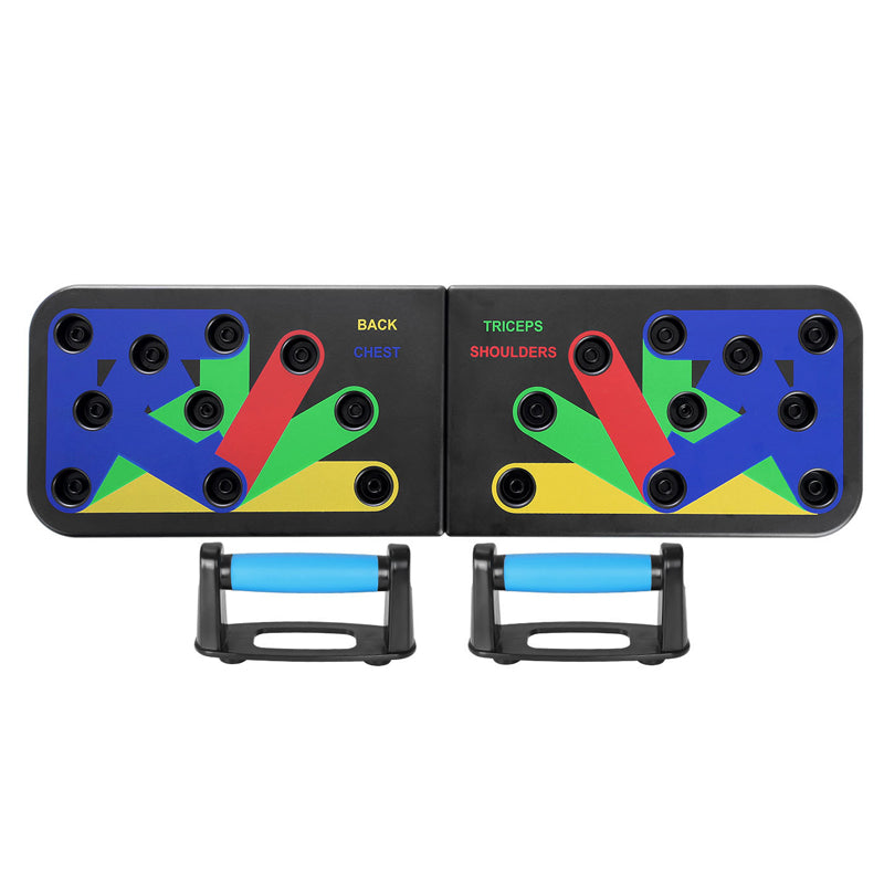 💪 Foldable Multifunctional Push-Up Board – Transform your workout anytime, anywhere! 🏋️‍♂️🔄