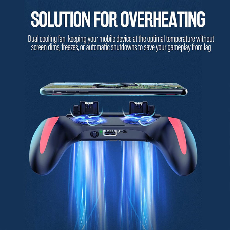 🎉 2026 Sale — Over 39,000 Sold!🎮 Mobile Gaming Controller with Dual Cooling Fans ❄️