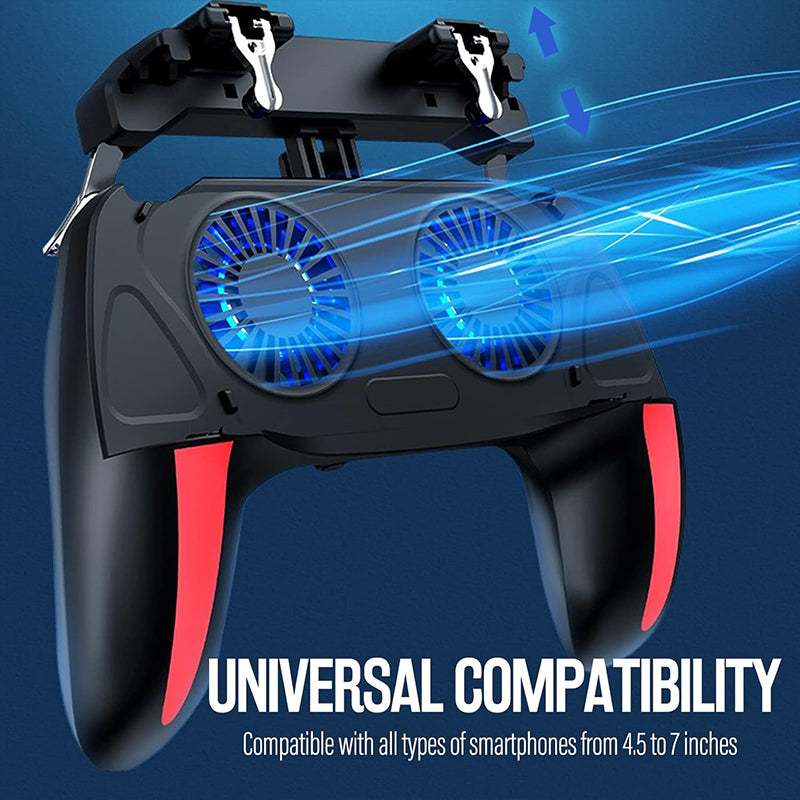 🎉 2026 Sale — Over 39,000 Sold!🎮 Mobile Gaming Controller with Dual Cooling Fans ❄️