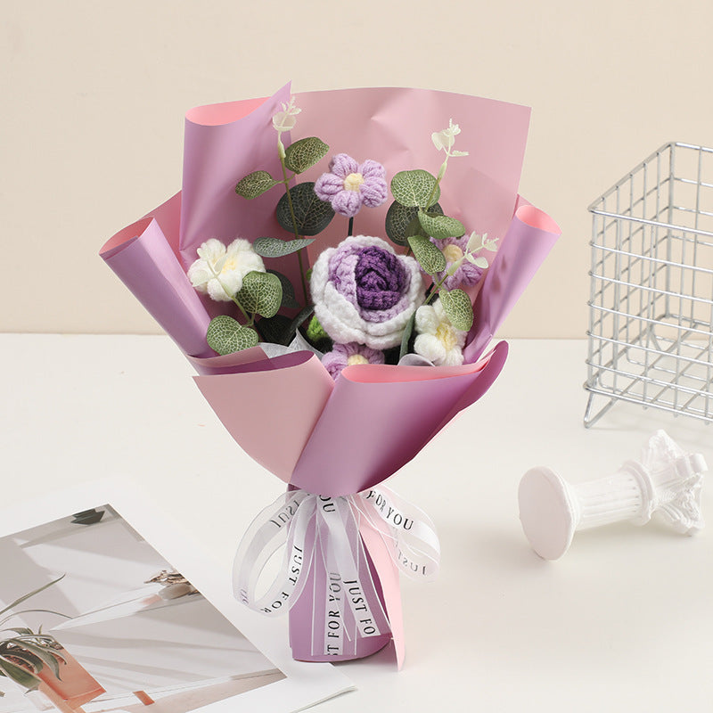 💕Mother's Day Special 💕Handmade Delicate Crochet Flower Bouquet