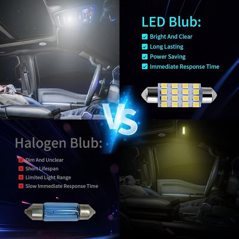 💡42-Piece Super-Bright LED Car Interior Lighting Kit – Plug-and-Play Upgrade for Your Car ✨