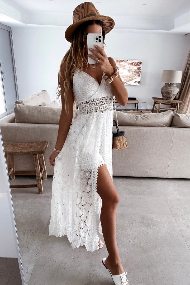 Women's Jumpsuit With Spaghetti Straps – Loose-Fitting Leisure Overall With Cut-Out Design 👗✨