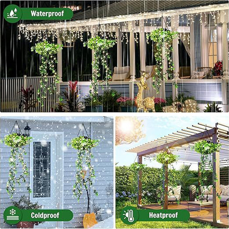🔥2026 New Arrival & Hot Sale🔥SOLAR-POWERED HANGING MILAN GRASS LAMP! 💎 Lifelike leaves, automatic on/off & IP65 waterproof ✨