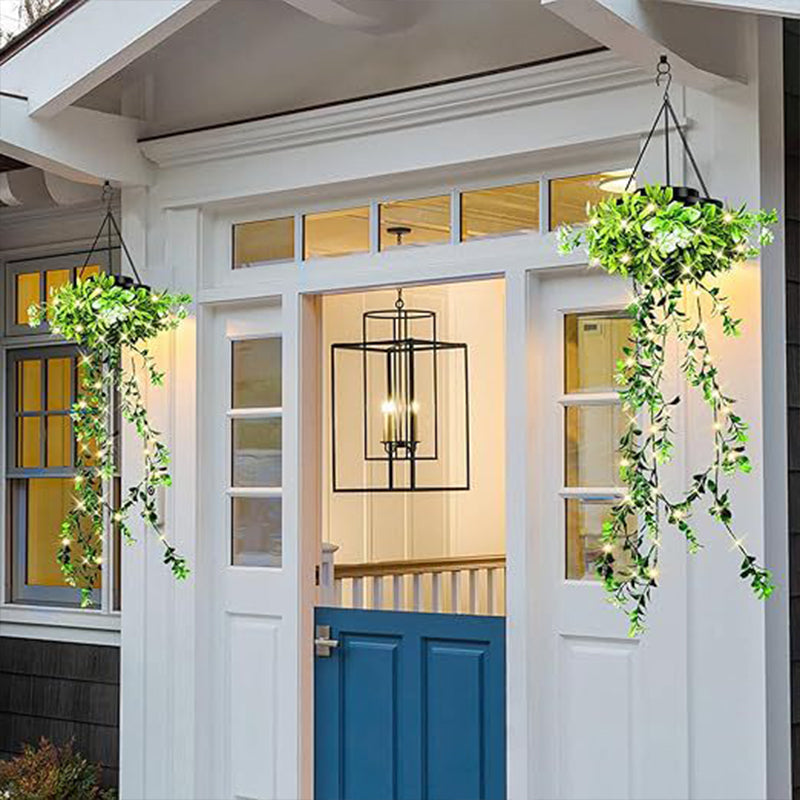 🔥2026 New Arrival & Hot Sale🔥SOLAR-POWERED HANGING MILAN GRASS LAMP! 💎 Lifelike leaves, automatic on/off & IP65 waterproof ✨