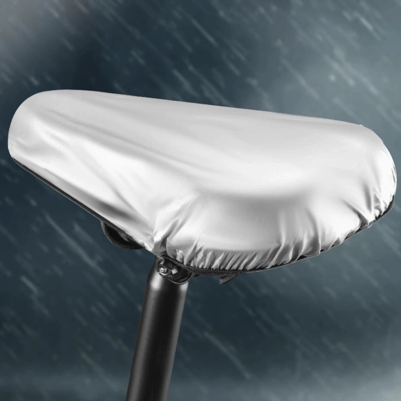 Highly elastic silicone bicycle seat cover