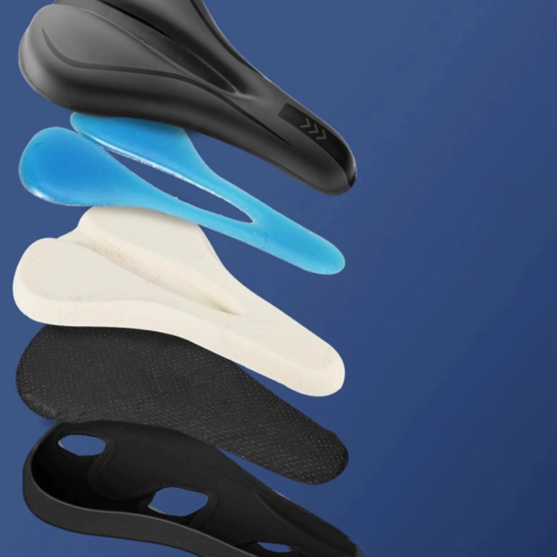 Highly elastic silicone bicycle seat cover