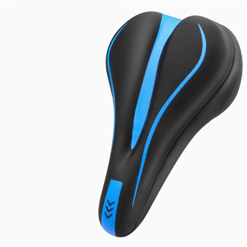Highly elastic silicone bicycle seat cover