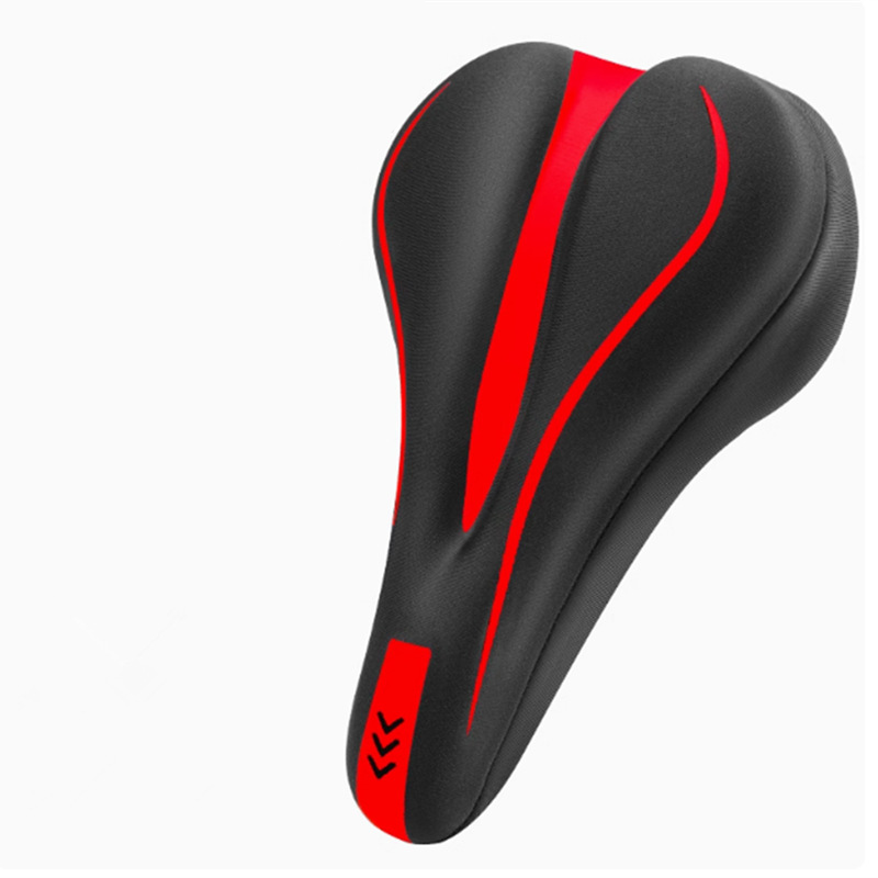 Highly elastic silicone bicycle seat cover