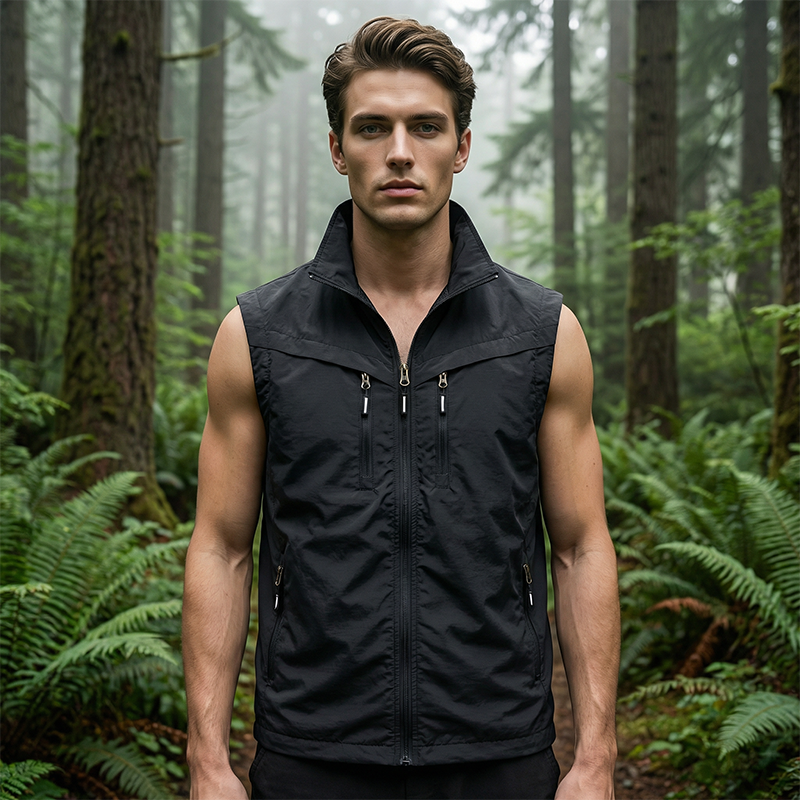 🏞️ Men's Outdoor Vest with Multiple Pockets – Lightweight, Durable & Ideal for Hiking & Traveling 🧗‍♂️