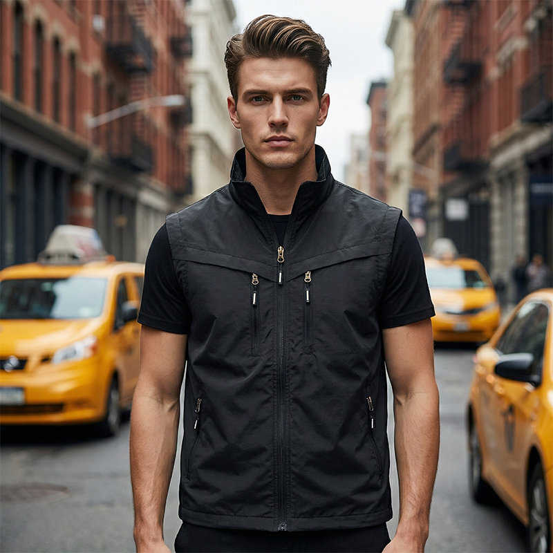 🏞️ Men's Outdoor Vest with Multiple Pockets – Lightweight, Durable & Ideal for Hiking & Traveling 🧗‍♂️