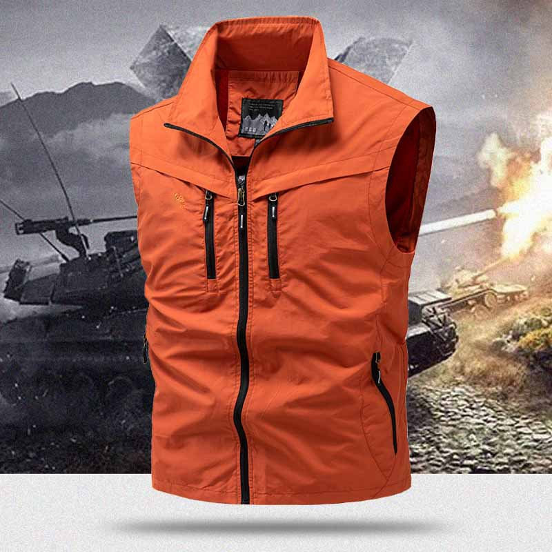 🏞️ Men's Outdoor Vest with Multiple Pockets – Lightweight, Durable & Ideal for Hiking & Traveling 🧗‍♂️