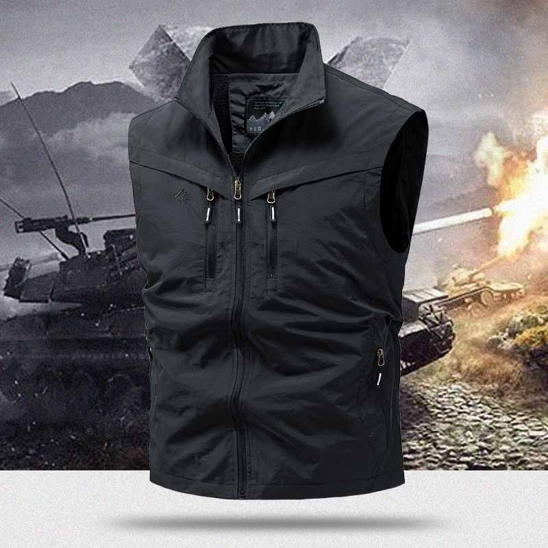 🏞️ Men's Outdoor Vest with Multiple Pockets – Lightweight, Durable & Ideal for Hiking & Traveling 🧗‍♂️