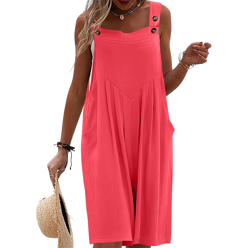 Sleeveless Wide-Leg Jumpsuit for Summer Breezes