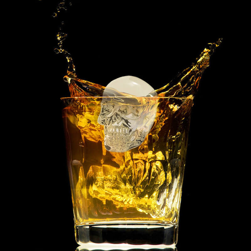 ⏳Limited-time offer⏰DIY "skull" silicone ice cube tray🧊