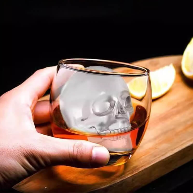 ⏳Limited-time offer⏰DIY "skull" silicone ice cube tray🧊