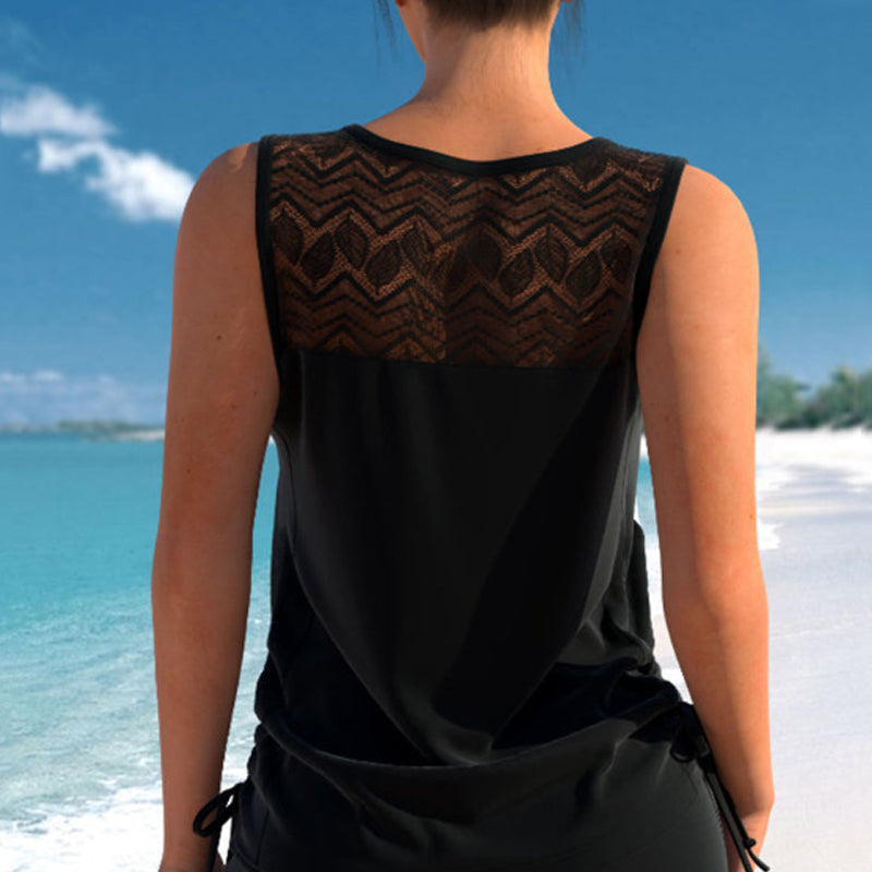 Two-Piece Bikini – High-Waisted with Bandeau Top – Perfect for the Beach 👙🏖️