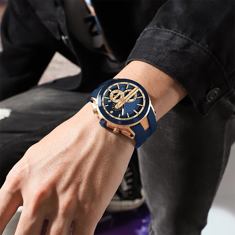 Multifunctional Waterproof Luminous Sports Quartz Watch