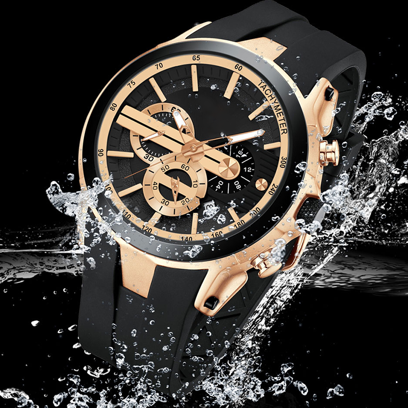 Multifunctional Waterproof Luminous Sports Quartz Watch