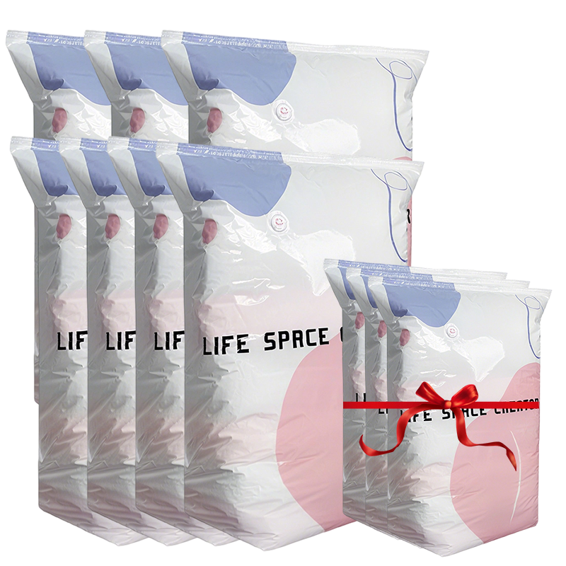 🗄️ LIMITED-TIME 50% OFF! ⚡ No-Pump Vacuum Storage Bags – Space Saving, Airtight Seal 🧺