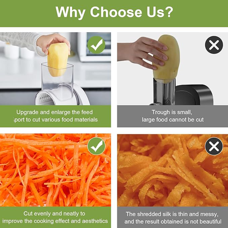 ⏳Limited-time special⏰Electric vegetable slicer and cheese grater🔪