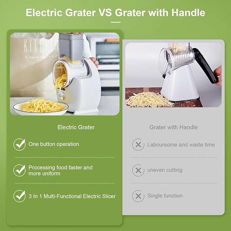 ⏳Limited-time special⏰Electric vegetable slicer and cheese grater🔪