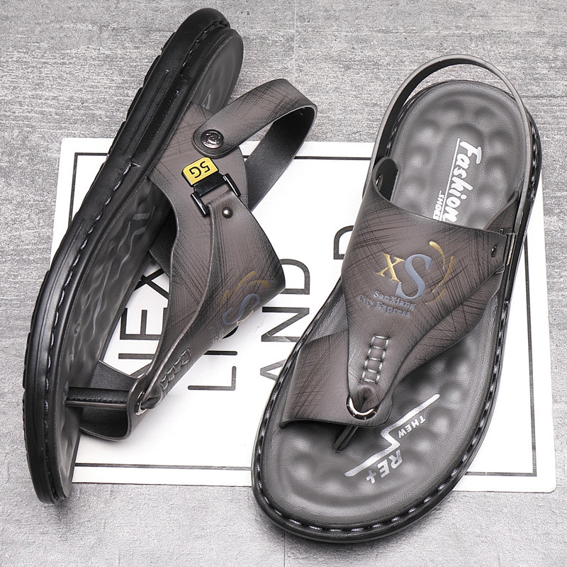Men's Flip-Flops & Sandals – Non-slip, Comfortable, and Breathable – Ideal for the Beach, Leisure, & Summer – Perfect for Outdoors