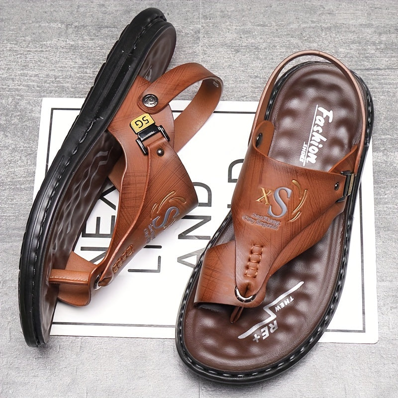 Men's Flip-Flops & Sandals – Non-slip, Comfortable, and Breathable – Ideal for the Beach, Leisure, & Summer – Perfect for Outdoors