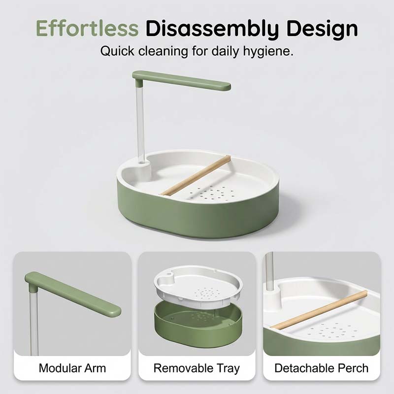 🐦 LIMITED-TIME SALE! 🚿 Electric Bird Bath with Rain Shower & Perch – Safe, Quiet Pump for Happy Birds 🛀
