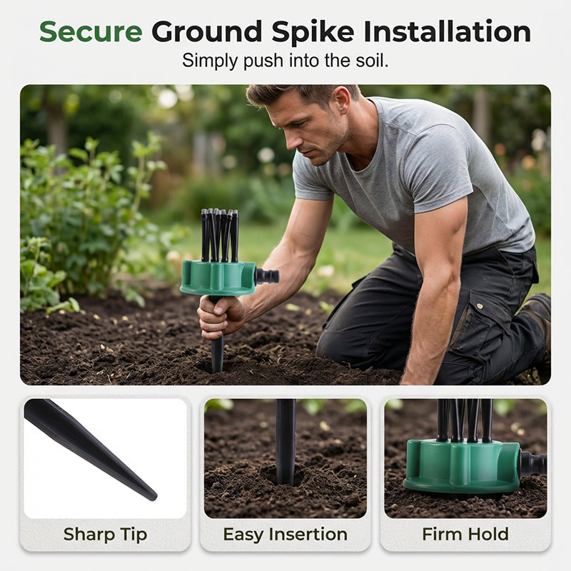 360° Coverage Precision Garden Irrigation Sprinkler  Buy 2  Get 1 FREE – you get 3!