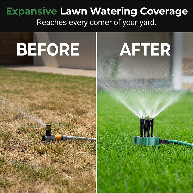 360° Coverage Precision Garden Irrigation Sprinkler  Buy 2  Get 1 FREE – you get 3!